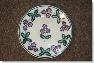 ADAMS SPONGE WARE PLATE c.1870