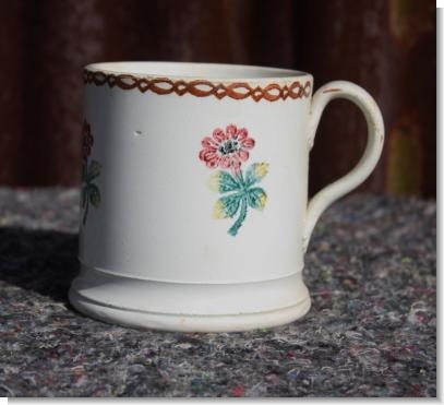 4 Colour FLOWER MUG