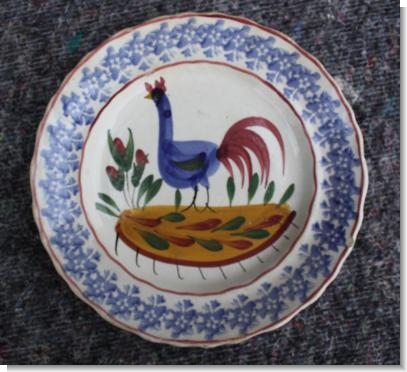 SARAH ROBERTS LLANELLI COCKREL PLATE