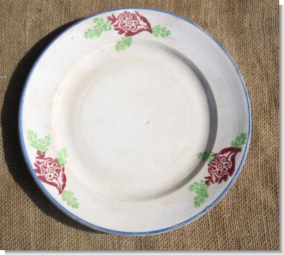 IRISH SPONGEWARE DINNER PLATE