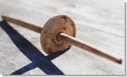 ROMAN BONE SPINNING SPINDLE