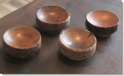 iRON BOUND WOODEN BOWLS