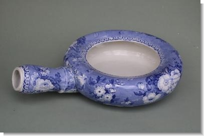 MINTON Floral Sheet pattern Bed pan. c.1835