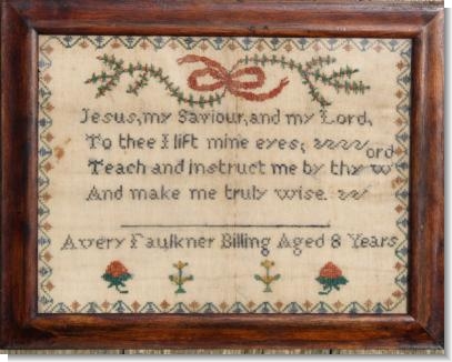 AVERY FAULKNER, Billing AGED 8 1825