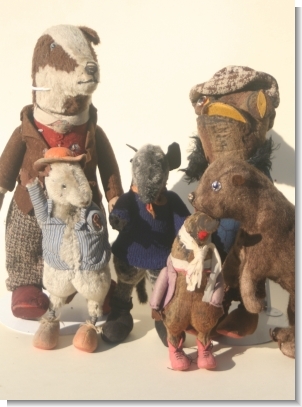 RARE SET OF THE WIND IN THE WILLOWS CHARACTERS