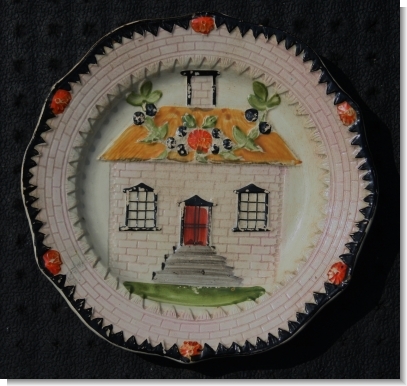 STAFFORDSHIRE HOUSE PLATE c.1820