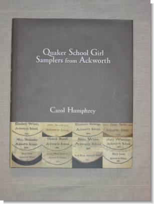 QUAKER SCHOOL GIRL SAMPLERS from ACKWORTH.