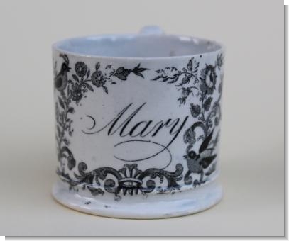 MARY . printed childs mug c.1840