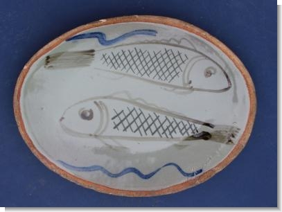 MICHAEL CARDEW FISH DISH c.1960s