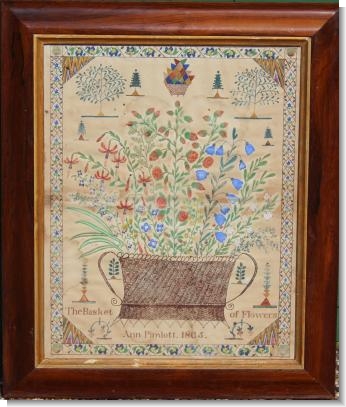 BASKET OF FLOWERS by ANN PIMLOTT 1863