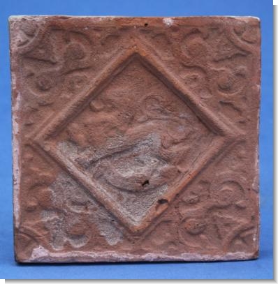 15th CENTURY TILE FRENCH