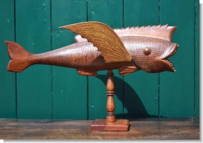 EXCEPTIONAL BRUCE YOUNG FISH dated 1957