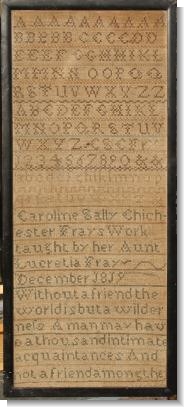 CAROLINE SALLY CHICHESTER FRAY 1819 OAKHAMPTON DEVON