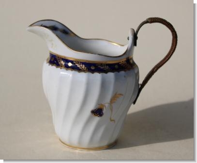 18th Century WORCESTER JUG with Make Do Handle