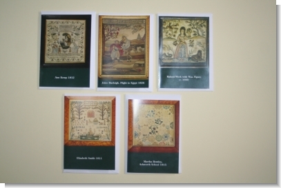SET of FIVE GREETINGS CARDS , HISCOCK Collection
