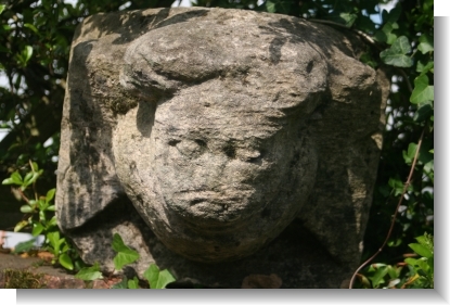 LARGE STONE ANGEL, Medieval