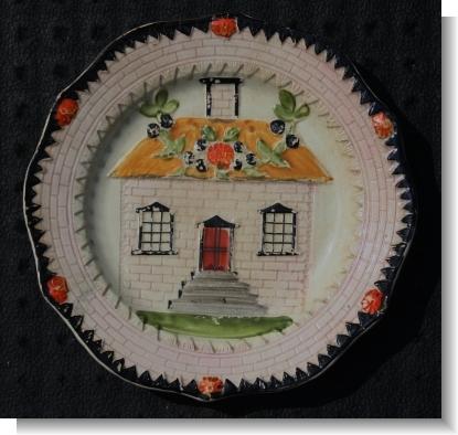 STAFFORDSHIRE HOUSE PLATE c.1820