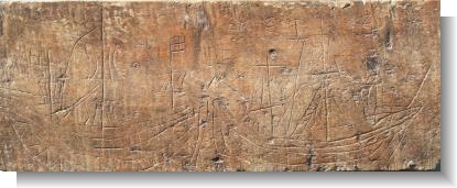 15th Century MEDIEVAL GRAFFITI x 2