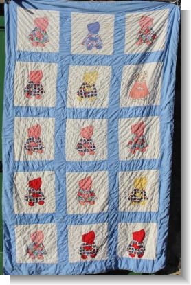 AMERICAN "CHILD" quilt C.1940