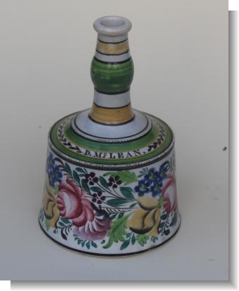 PEARLWARE MALLET DECANTER / WHISKEY BOTTLE Scottish