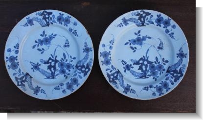 ENGLISH DELFT PLATEs c.1760