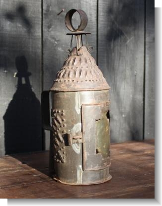 Late 19th Century HORN LANTERN