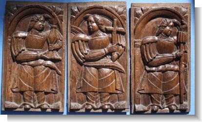 SET of 16th CENTURY MANERIST SAINT PANELS 