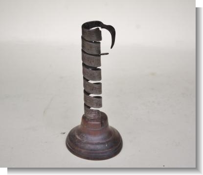 IRONTWIST CANDLESTICK c.1840