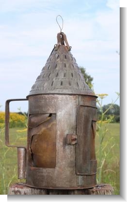 LARGE HORN LANTERN.