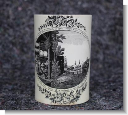 CREAMWARE MUG Eng.by THOMAS FLETCHER Shelton.