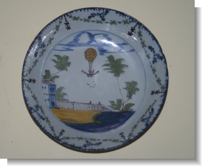 English Delft BALLONING BOWL