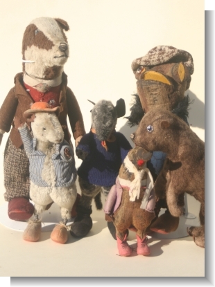 RARE SET OF THE WIND IN THE WILLOWS CHARACTERS