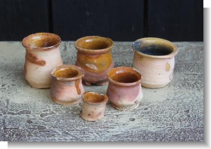 17th Century Ointment Pots