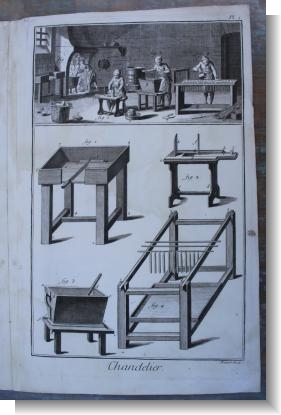 18th Century print THE CANDLEMAKER