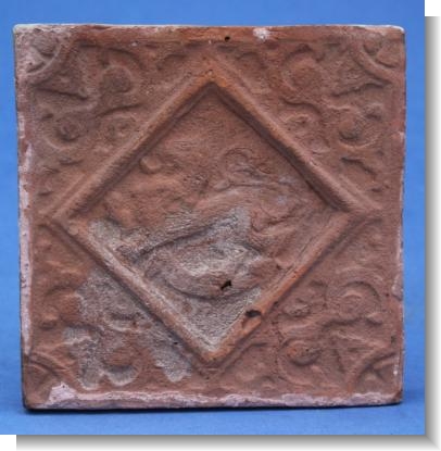 15th CENTURY TILE FRENCH