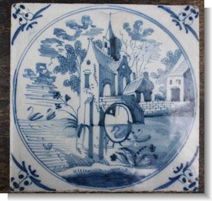 ENGLISH DELFT TILE, Possibly LIVERPOOL