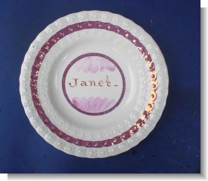 JANET, Pink Luster c.1850.