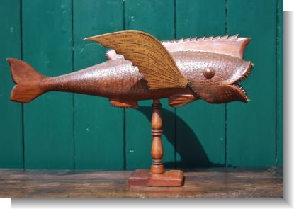EXCEPTIONAL BRUCE YOUNG FISH dated 1957