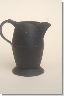 IMPORTANT TOLE TIN WARE JUG 1791