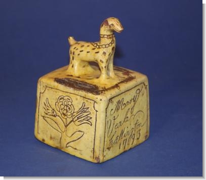 MARY VEALE HALLINGTON 1793 NORTH DEVON MONEY BOX.