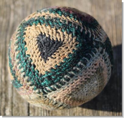 WONDERFUL KNITTED BALL. early 19th Century