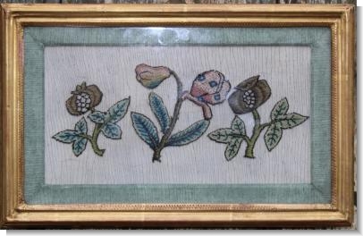 QUINCE & POMEGRANATE SLIPS,  c.1660