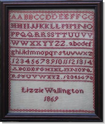 LIZZIE WALLINGTON, 1869