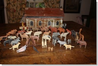 GERMAN NOAH's ARK, with 60 animals