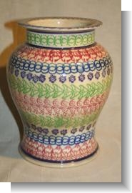 RARE BELL POTTERY SPONGEWARE JAR