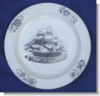 LIVERPOOL ? SHIP  PLATE