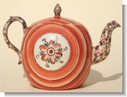 RARE WEDGWOOD TARGET TEAPOT. c.1770