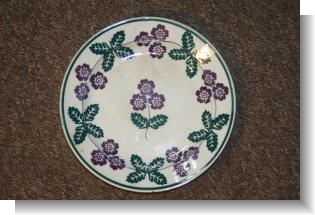 ADAMS SPONGE WARE PLATE c.1870