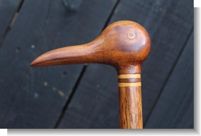 BIRD HEAD WALKING STICK