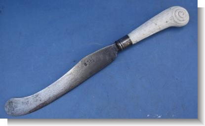 RARE SALTGLAZE KNIFE HANDLE